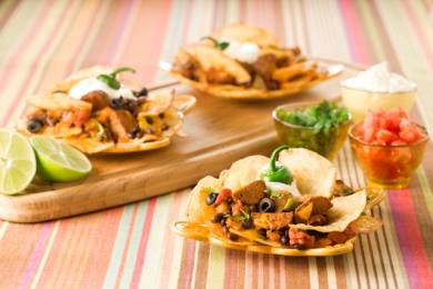 Easy meatball nachos